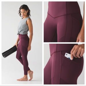 SOLD Lululemon All the Right Places Bordeaux Drama